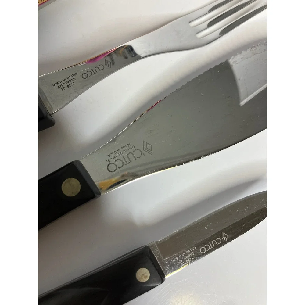 Cutco 5 piece knife set made in the USA good preowned condition